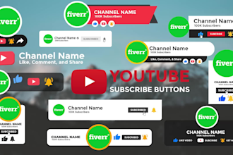 create youtube subscribe buttons