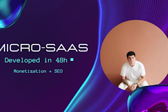 develop nodejs nextjs svelte micro saas web app with seo