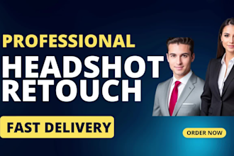 do premium business portrait retouching
