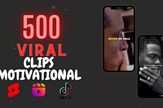 do unique motivational videos for youtub instgrame or tiktok
