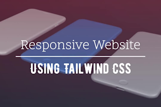 build responsive HTML CSS using tailwind CSS