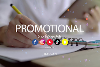 create promotional sale ad video for facebook insta shopify