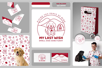 design a unique logo veterinary clinics or animal shelters