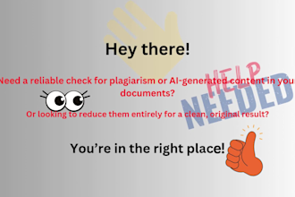 proofread your document for plagiarism and ai content