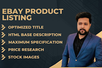 do ebay listing, ebay product listing, ebay product upload, ebay lister, ebay