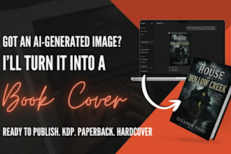 adapt your ai book cover to a professional KDP ready design