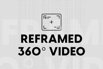 edit reframed 360 video, professionally