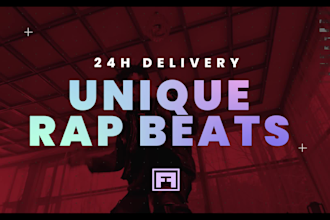 produce a fire rap beat for your next song