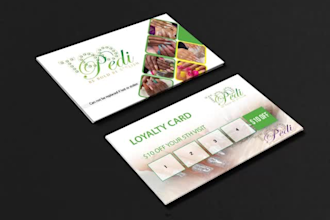 design gift card, loyalty card, voucher, coupon in 6hrs