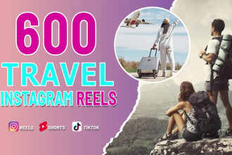 create luxury travel vacation instagram reels and youtube shorts, tiktok