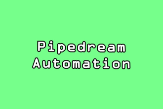 create a pipedream custom automation workflow