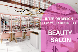 design luxury beauty salon, spa and cosmetic stores interiors