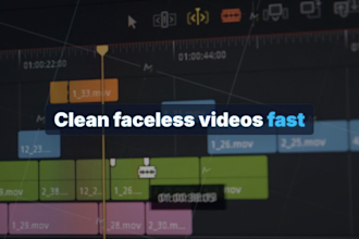 create a faceless video extremely fast with good quality