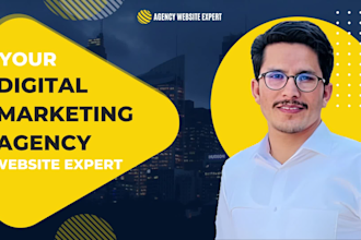 create digital marketing agency website in 24 hours