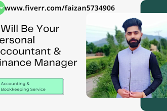 be your accountant and finance manager