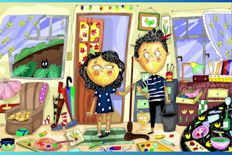 Top 10!  draw awesome children book illustration