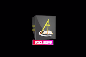 create a high tech 3d cube intro, outro video