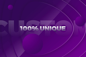 create a custom logo animation 100 percent unique