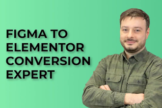 convert figma designs to elementor wordpress websites