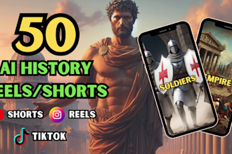 make stunning ai history youtube shorts instagram and tiktok reels