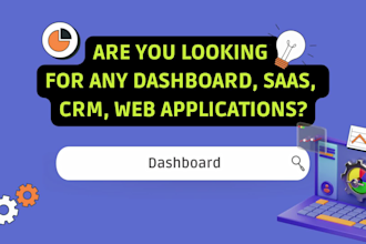 do dashboard, web app, saas, CRM, admin panel UI UX design
