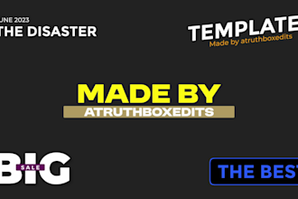 create motion graphics and templates using davinci resolve