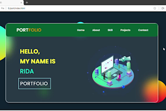 create resume and portfolio websites