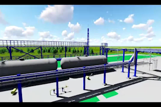 create 3d industrial animation 3d industrial factory machinery product animation