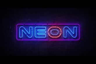 design a custom neon logo and signs in 8 hours