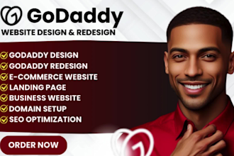 do godaddy website design godaddy website redesign develop godaddy website