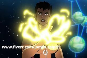 2d music video, 2d short film, 2d animated fighting style, 2d cartoon animation