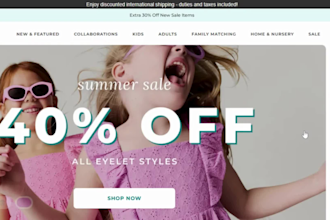 baby toddler kid clothing shopify store y2k streetwear bikini dropshipping store