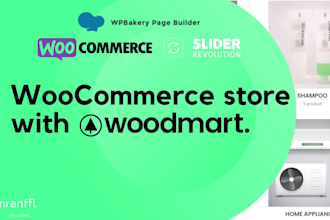build woocommerce store using woodmart