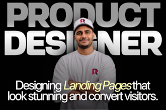 design landing page, and homepage on figma
