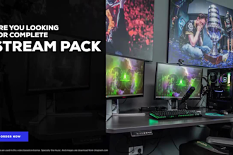 design the best animated stream package for you