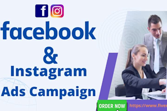 set up targeted facebook and instagram ads campaigns to improve your business