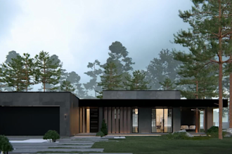 create realistic exterior render