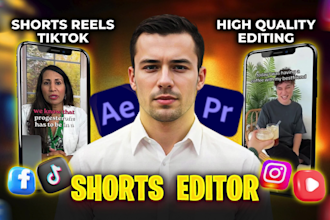 edit catchy short form videos with custom captions and effects, long to shorts