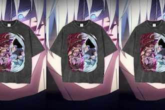 create promotional video for your anime clothing brand on tiktok instagram