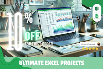design custom excel , google sheet , dashboard and templates