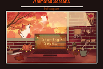 design animated stream screens