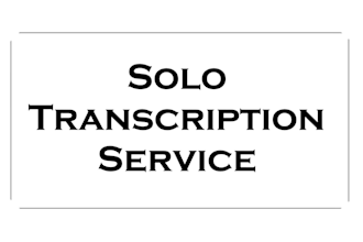 make a professional transcription of any instrument
