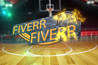 make your logo come to life with this basketball intro video