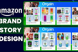design an amazon brand story ebc,listing images store front