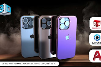 craft elegant 3d models, renderings, and technical drawings
