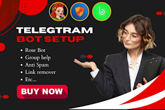 setup telegram bots professionally in your telegram group