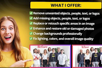 remove object, remove people, and remove person in photoshop editing