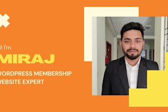 build wordpress membership website for blog lms business