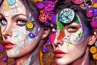 create stunning and trippy ai generated  music videos