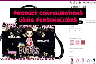 setup shopify customily teeinblue zepto personalization shopify shine on gelato
